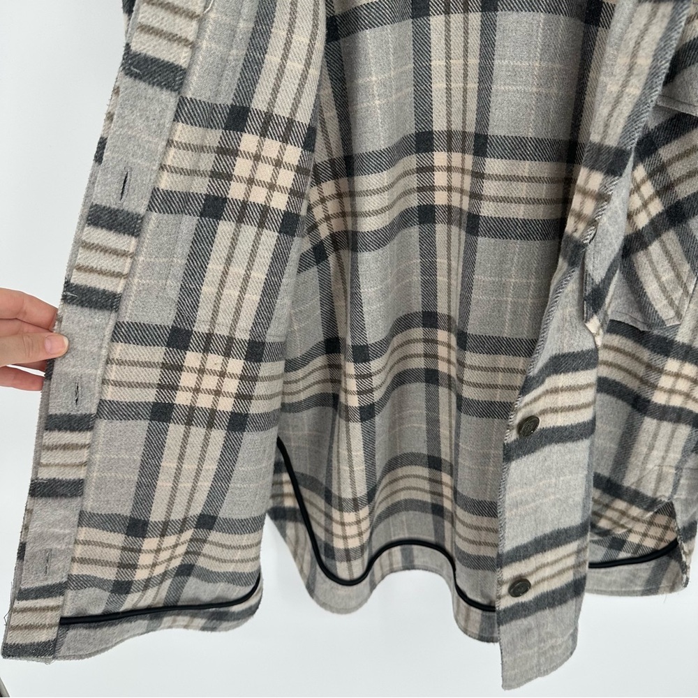 SOLD✔️2/18: NWOT Zara Plaid Overshirt, Size Large - Picture 11 of 15
